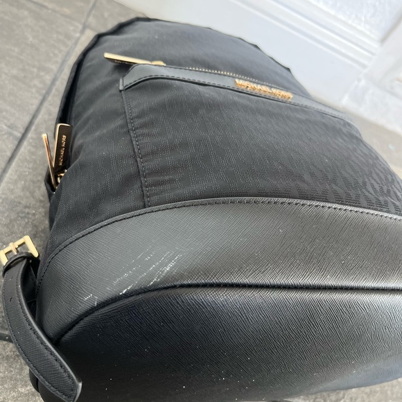 Michael Kors Beautiful Black Backpack - Picture 3 of 11